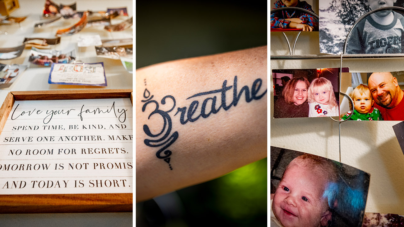 Doctors diagnosed Melissa with early-onset Alzheimer's disease. 