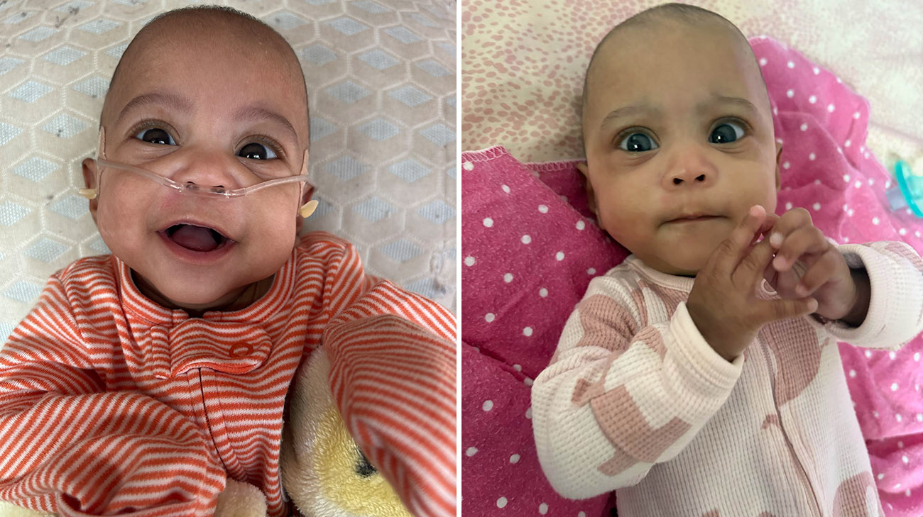 Essence is steadily gaining weight. She’s also cooing, smiling and showing her personality.