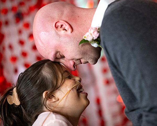 Ava Cooper shared a Valentine's Day dance with her father